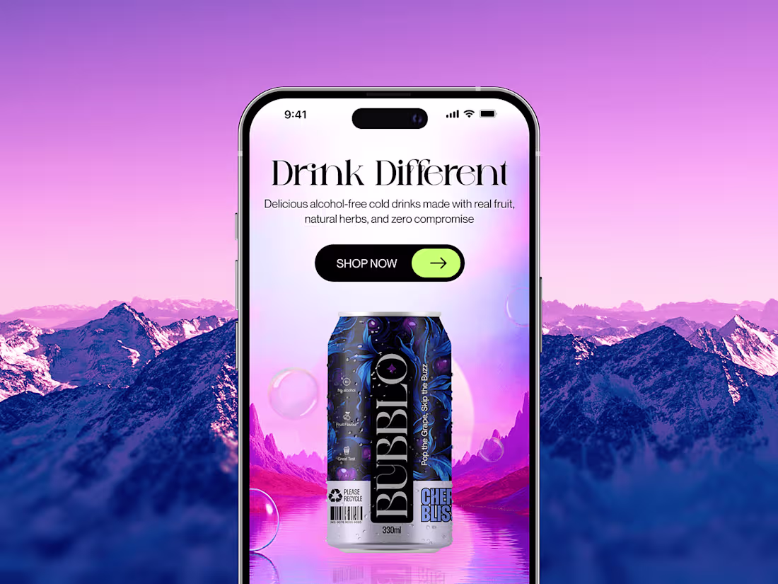 Cover image for Bubblo-Website & UX UI Design