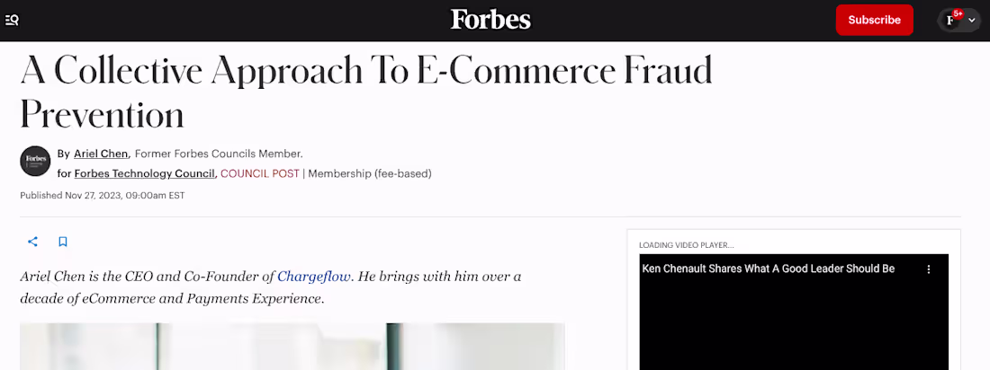 Cover image for Published writing spotlight in Forbes