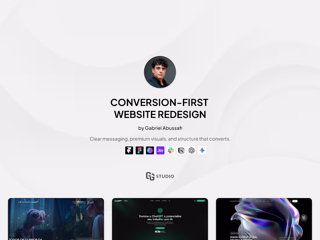 Cover image for Conversion-Focused Website Redesign (UX/UI + Visual Direction)