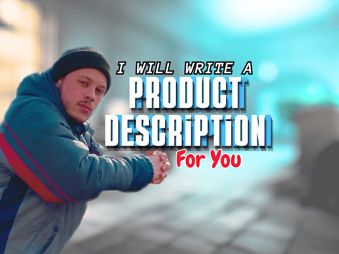 Cover image for Write a Product Description for Any Product 