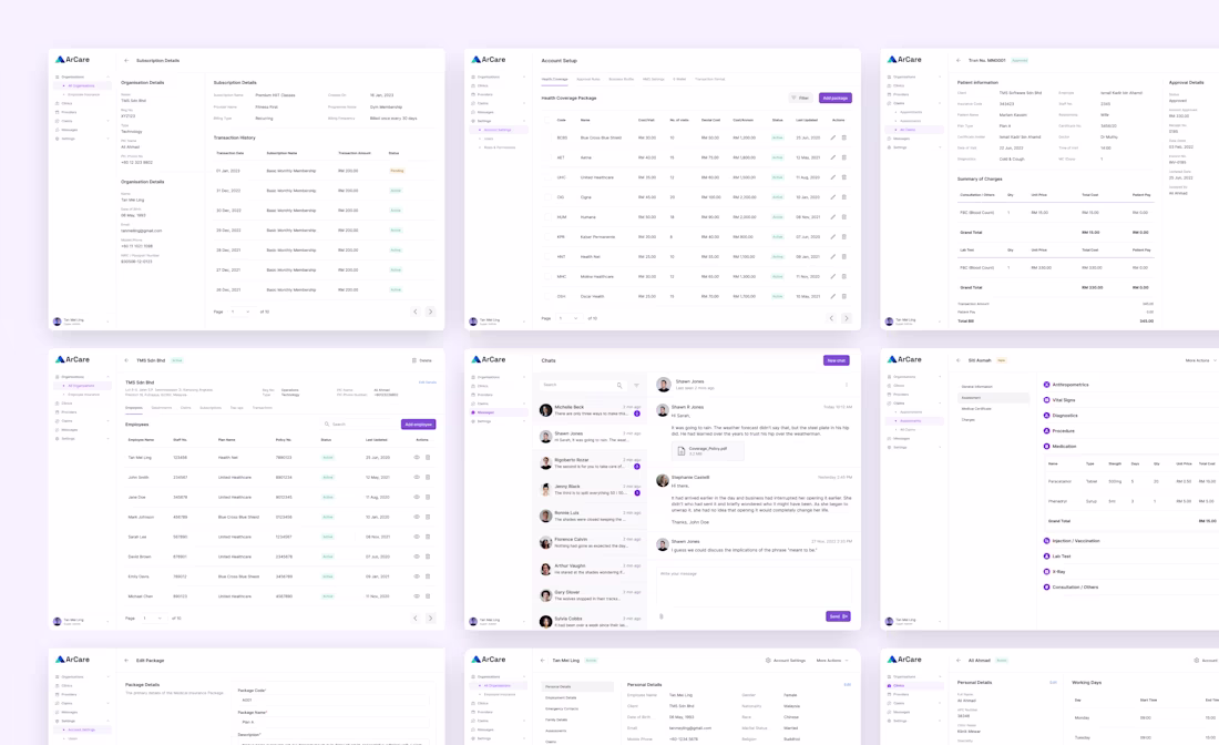 Cover image for ArCare Health Insurance Platform