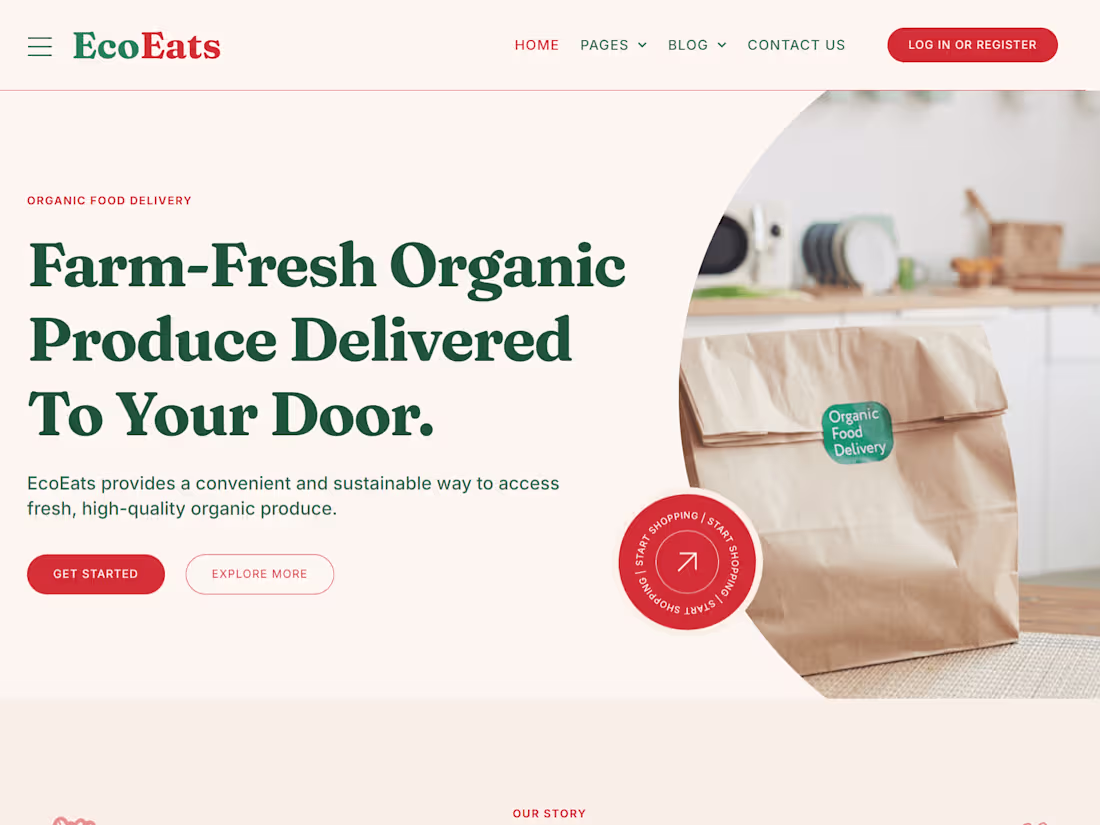 Cover image for Ecoeats | Website Design