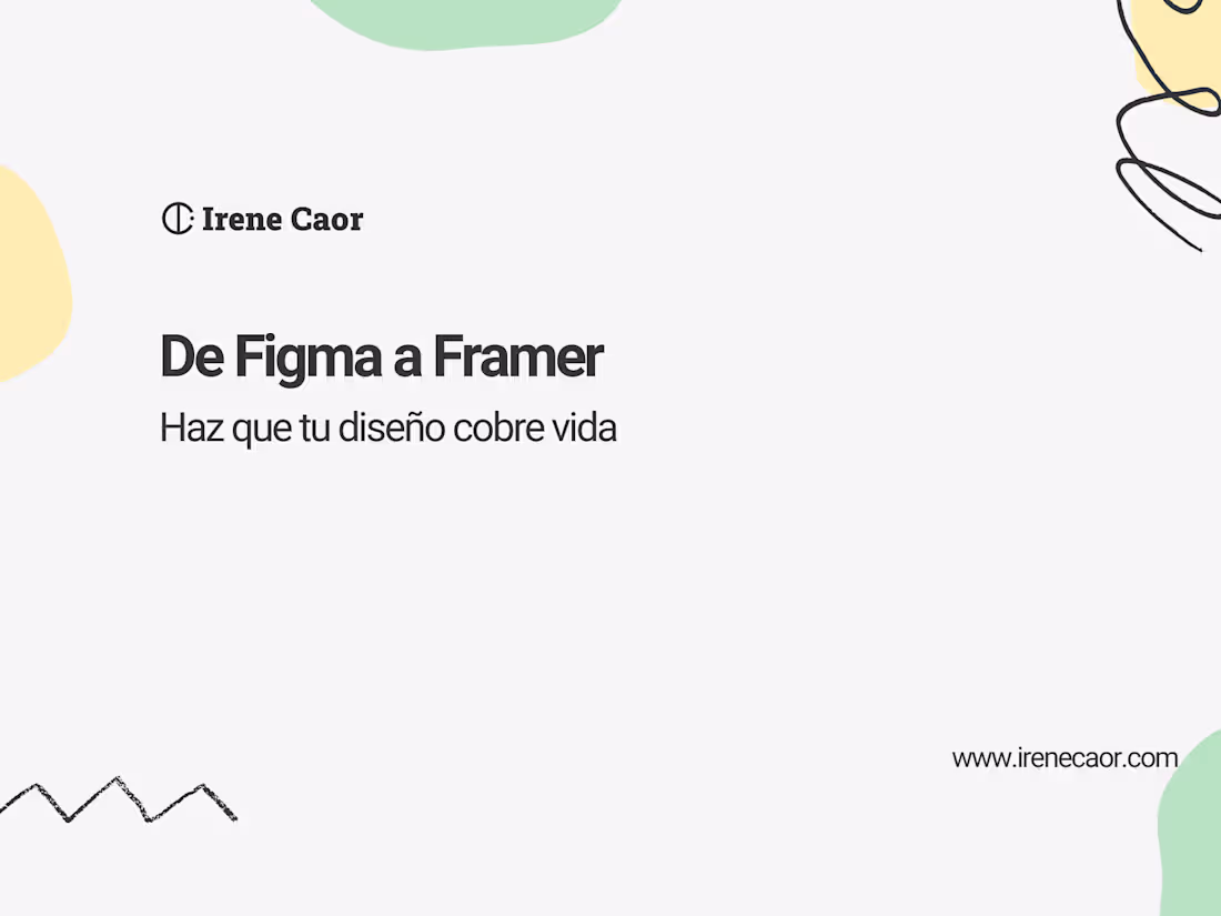 Cover image for 🎨 Tu diseño a Framer