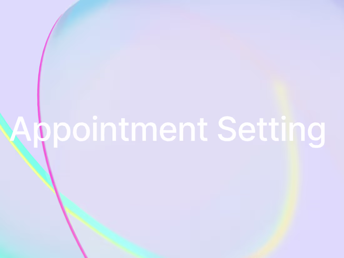 Cover image for Appointment Setting Specialist