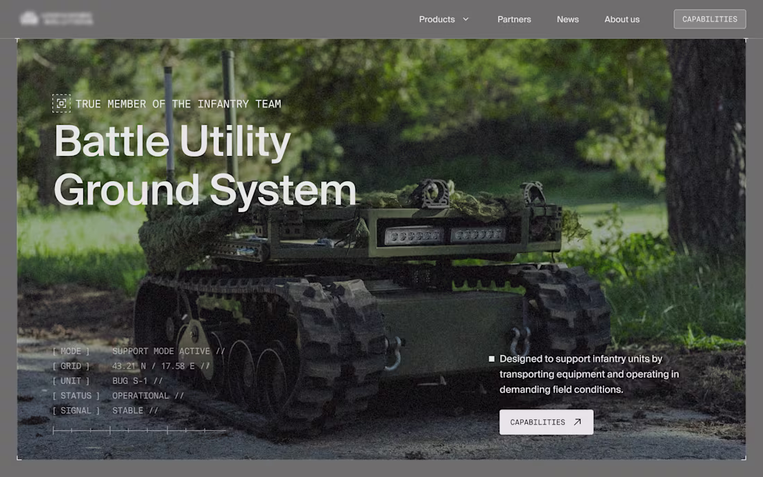 Cover image for Hero concept for a defence