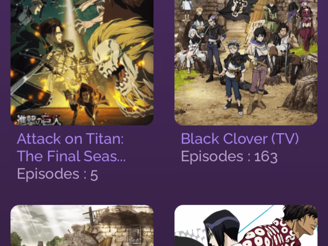 Cover image for Anime Streaming IOS & Android Application