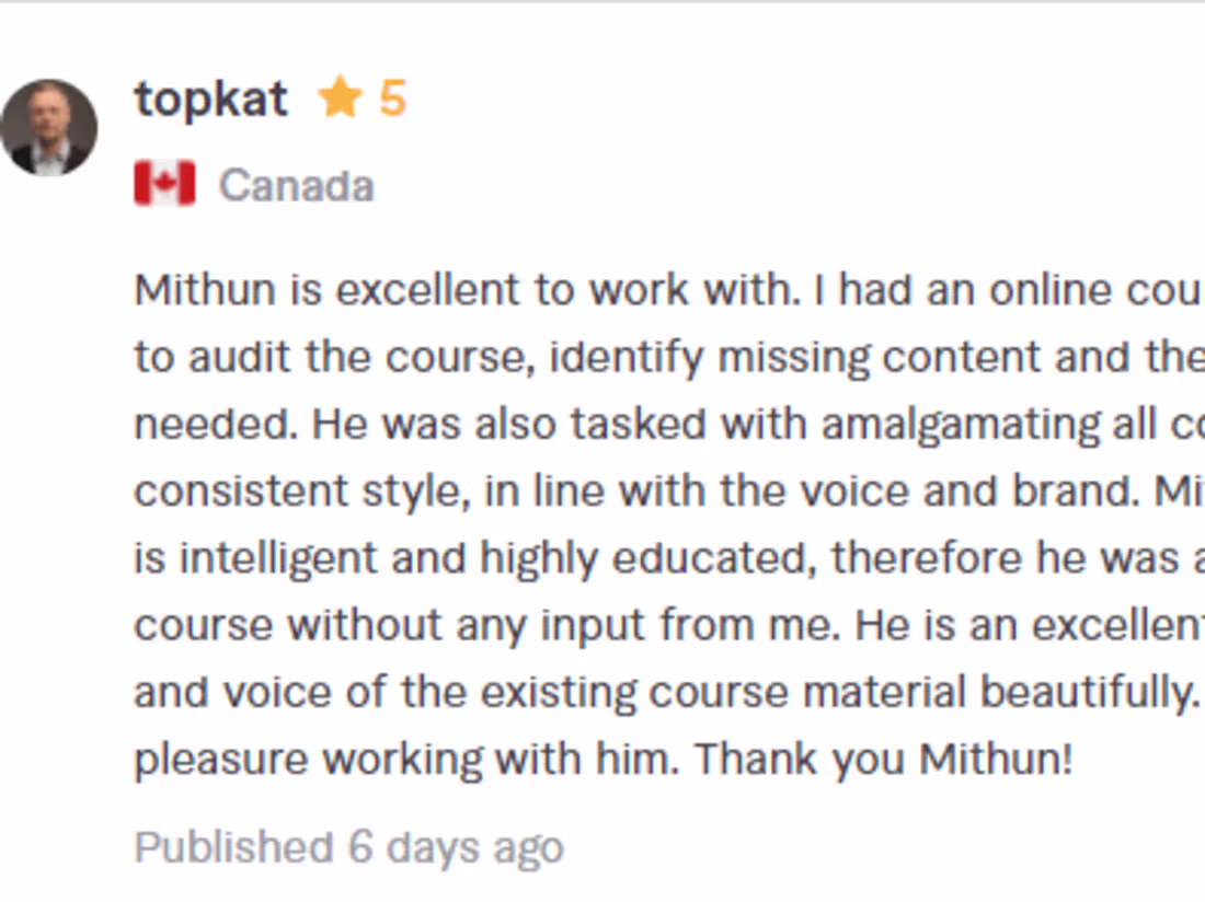 Cover image for Client Testimonials 🌟