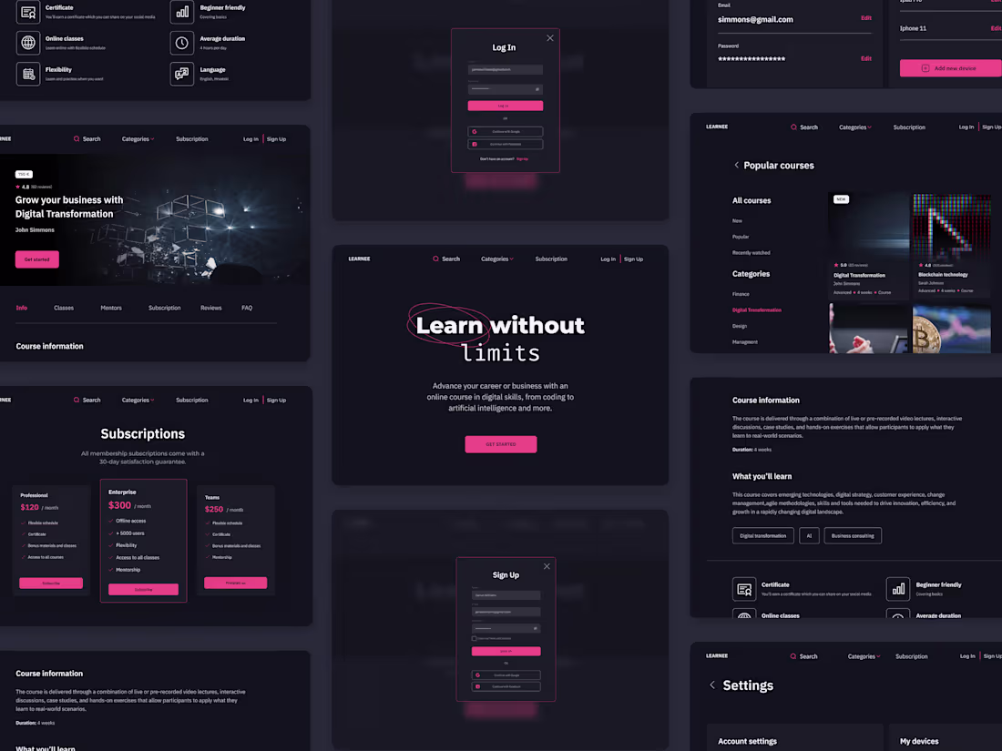 Cover image for Learning App 