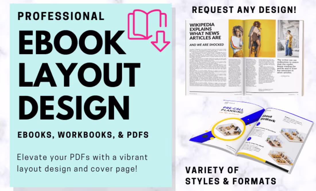 Cover image for Page Layout & Ebook Design