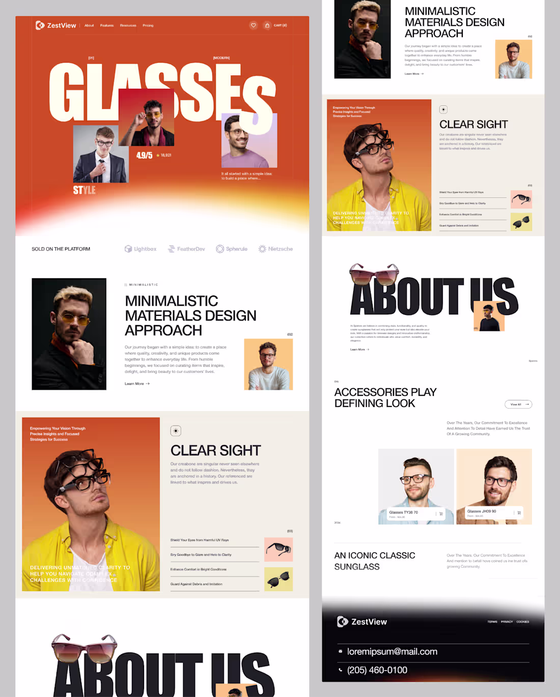 Cover image for Just shipped: ZestView eyewear landing