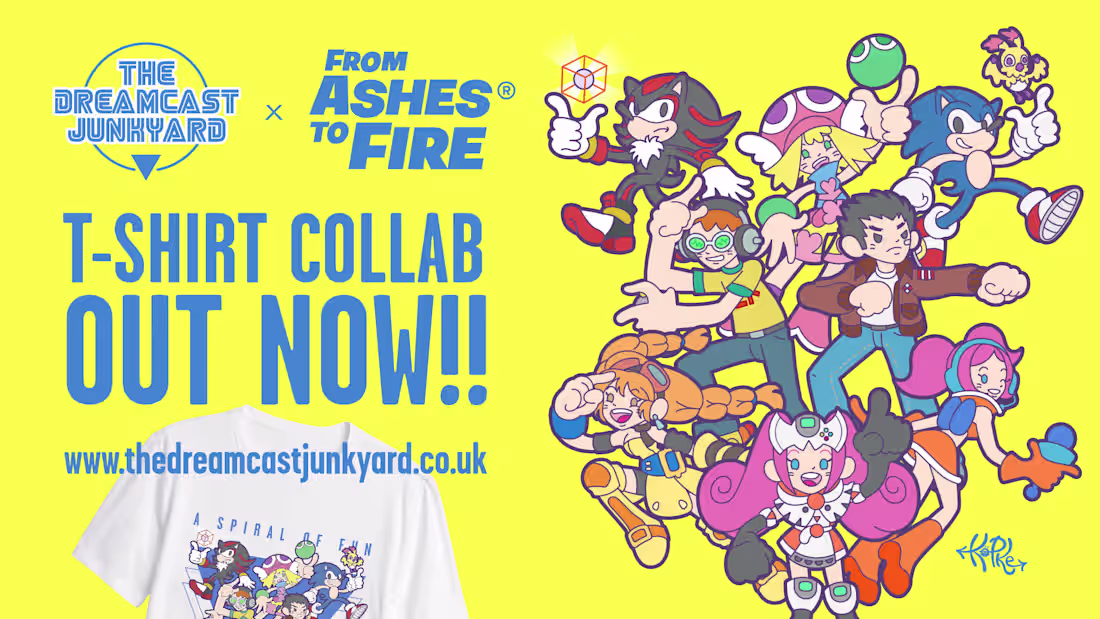 Cover image for The Dreamcast Junkyard T-Shirt Collab