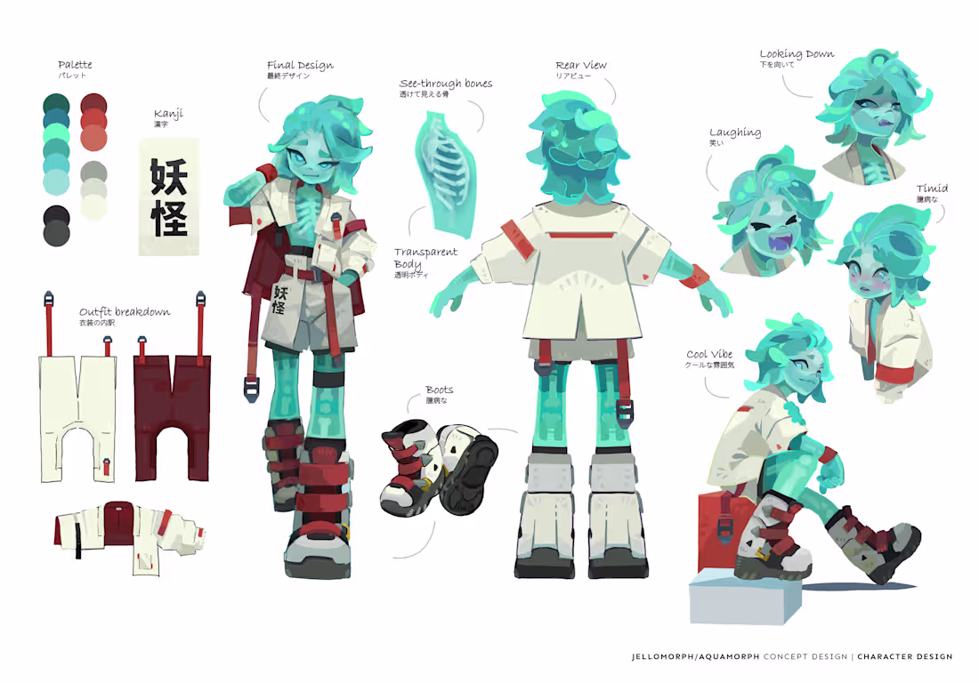 Cover image for Character design - Aquamorph