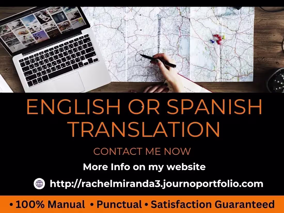 Cover image for 🌟English↔Spanish Translator│Data Entry│Transcriber│Captioner🌟