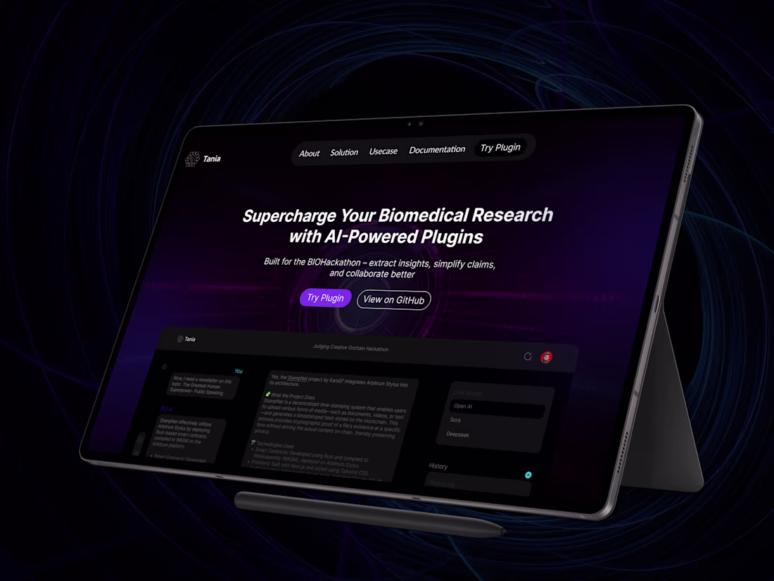 Cover image for Just wrapped up Tania, an AI-powered assistant designed for ...