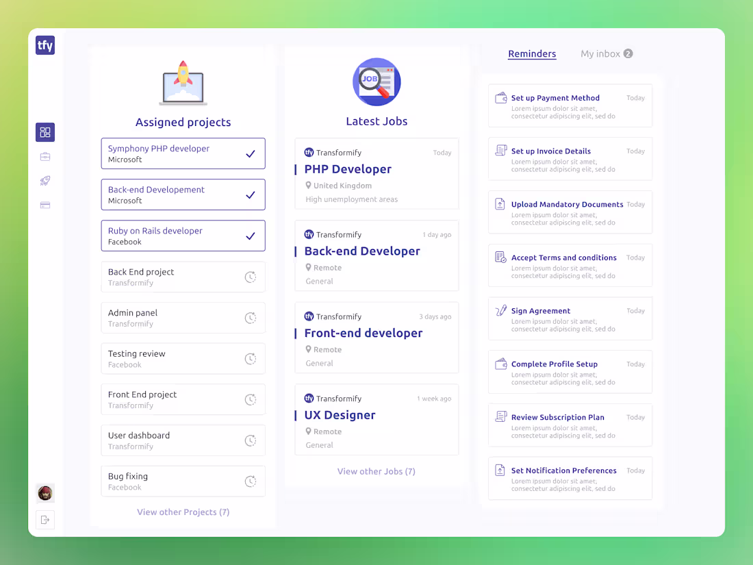 Cover image for Transformify - 🧑‍💼 Recruitments Platform | Desktop | Ui/Ux