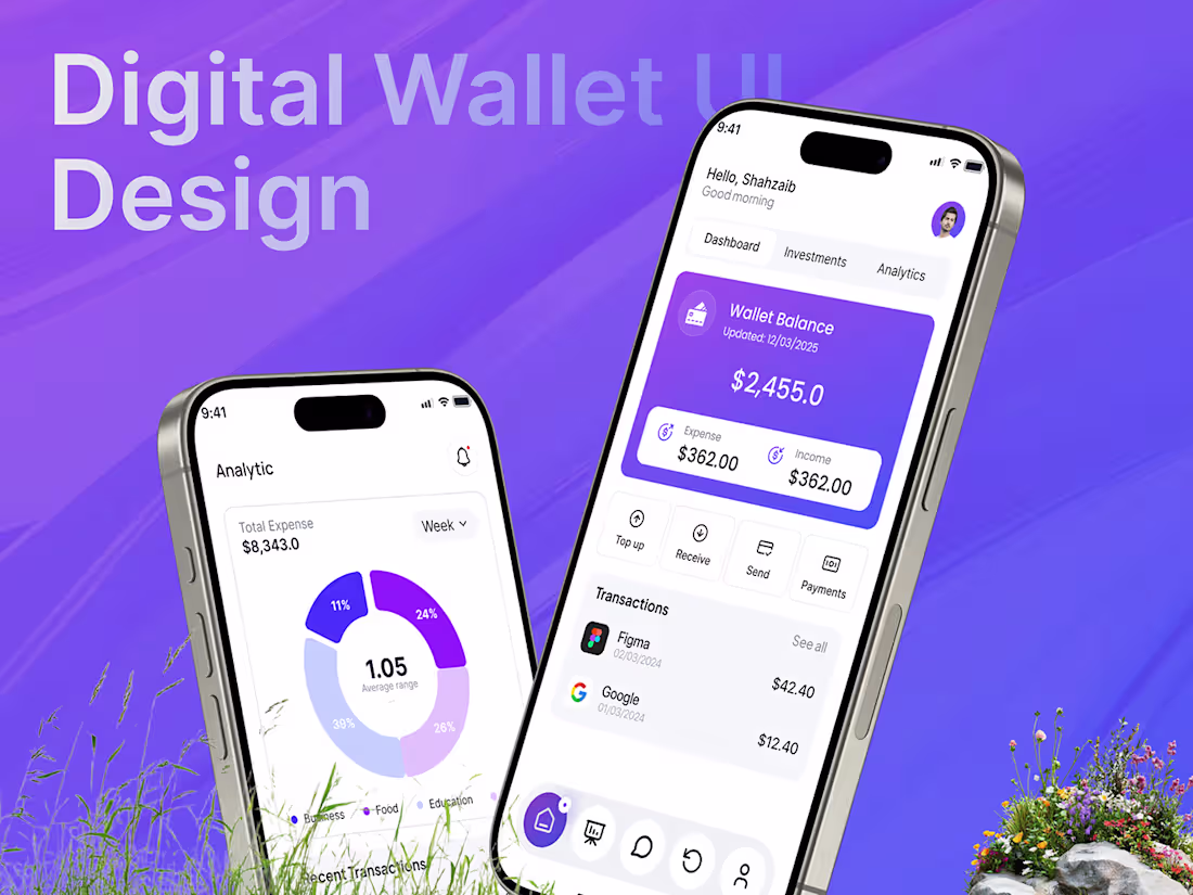 Cover image for Digital Wallet UI Design