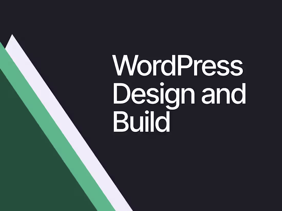 Cover image for WordPress Web Design