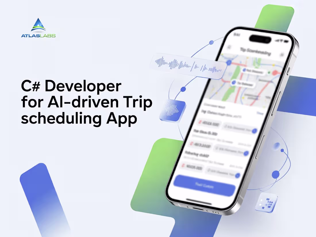 Cover image for C# Developer for AI-Driven Trip Scheduling App