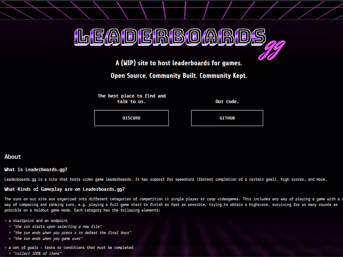 Cover image for leaderboards.gg