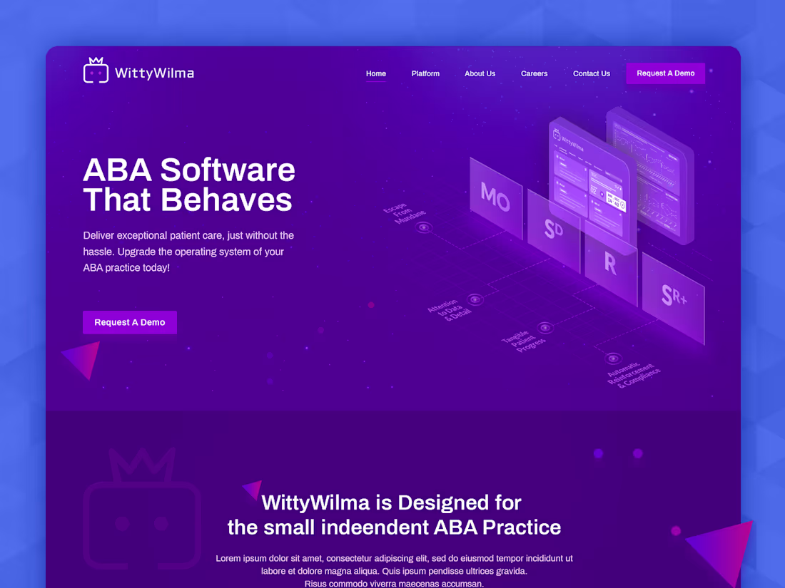 Cover image for App software promotion website