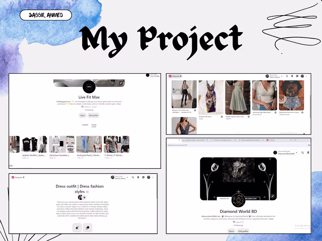 Cover image for Social Media Management and Content Creation for Live fit 