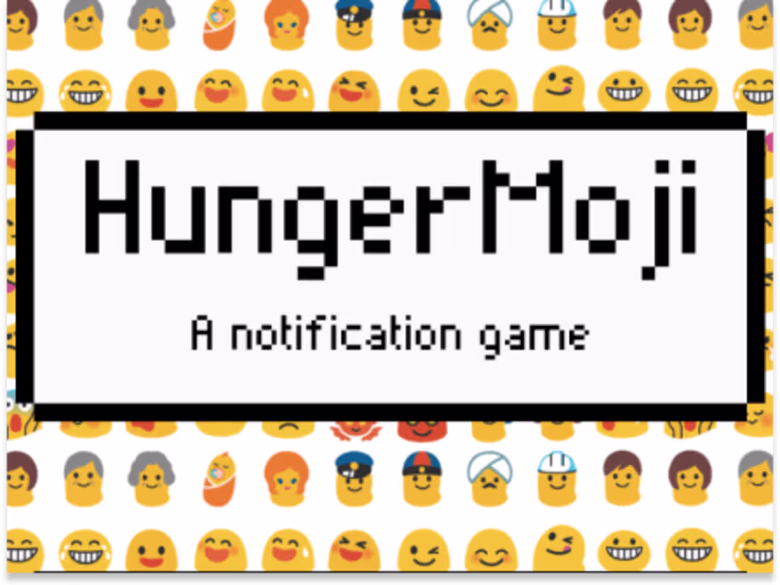 Cover image for HungerMoji - Notification Game
