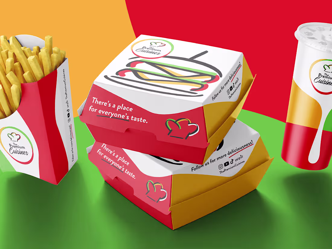 Cover image for The Premium Cuisines Visual Identity