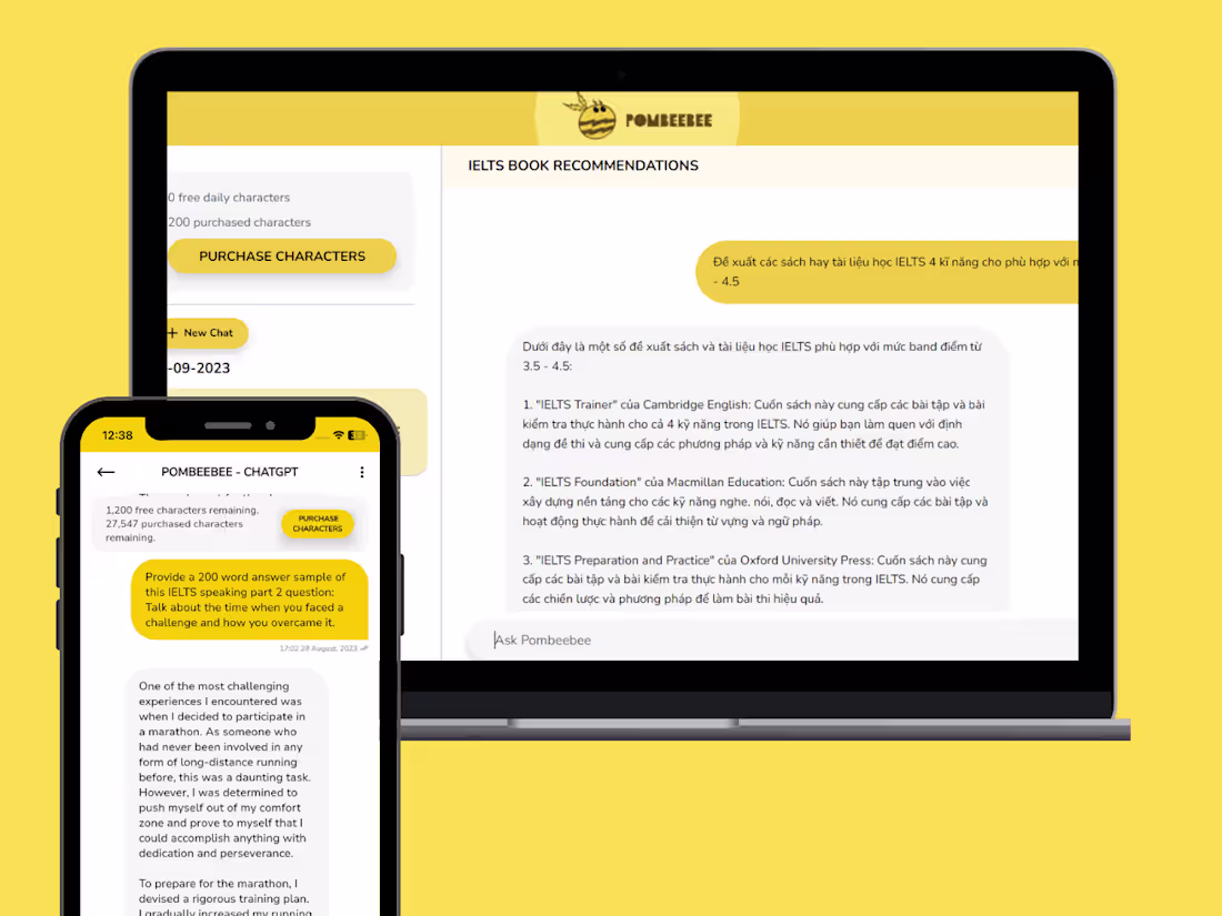 Cover image for Pombeebee - Learning buddy