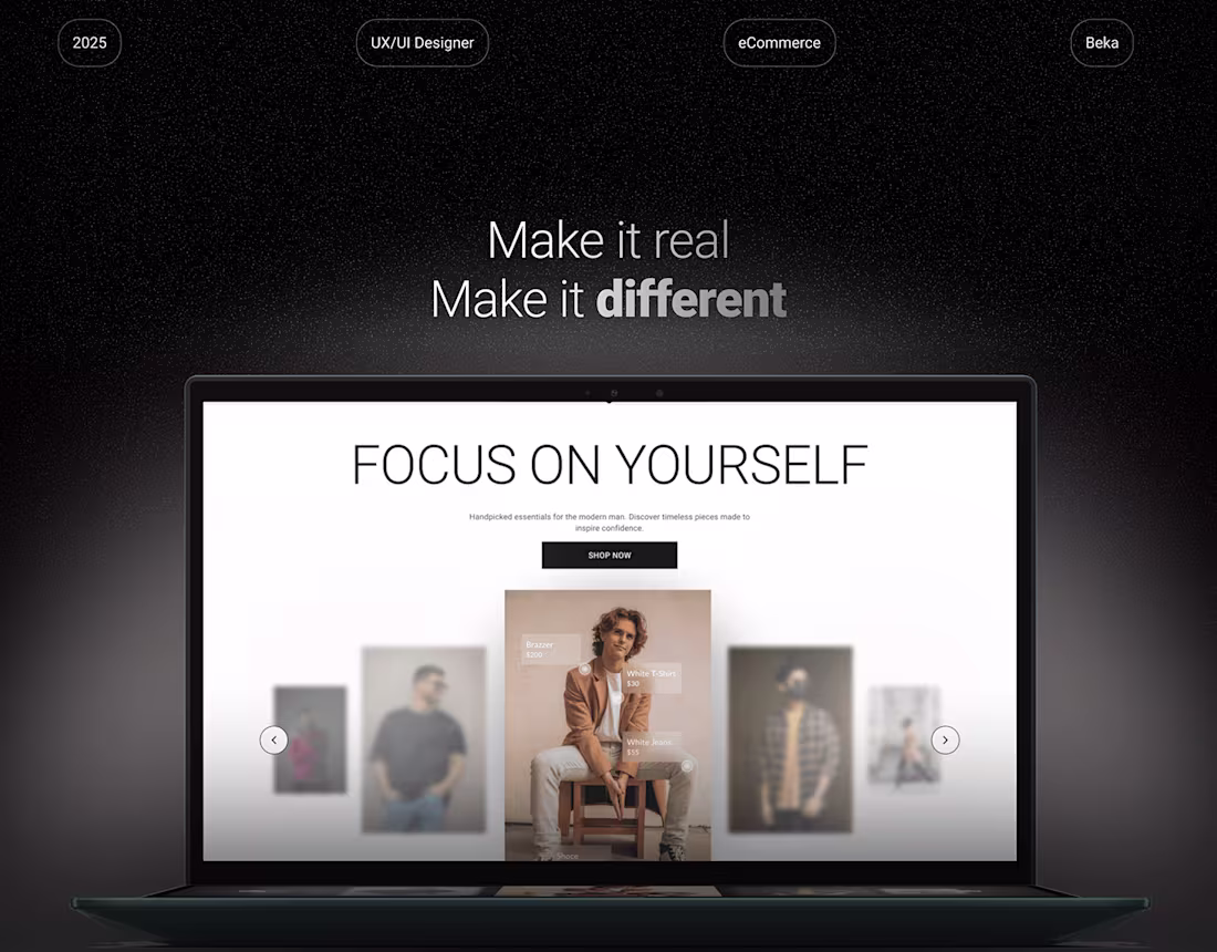 Cover image for Beka – Men’s Fashion E-commerce Website Redesign