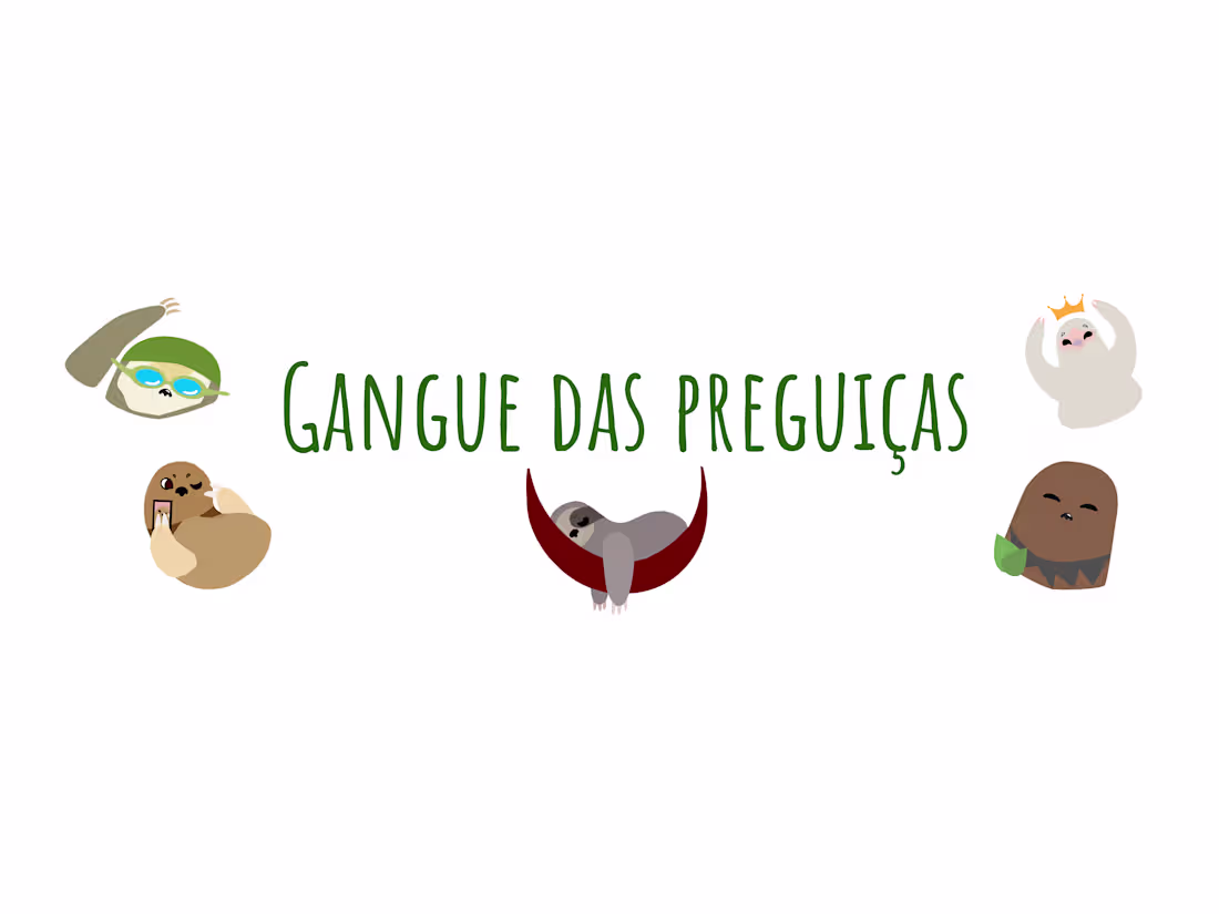 Cover image for Gangue das preguiças/ Sloth gang