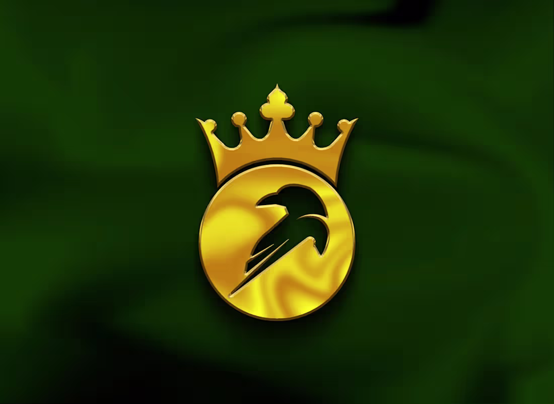 Cover image for Crown Crow - Jewellery Brand Logo :: Behance
