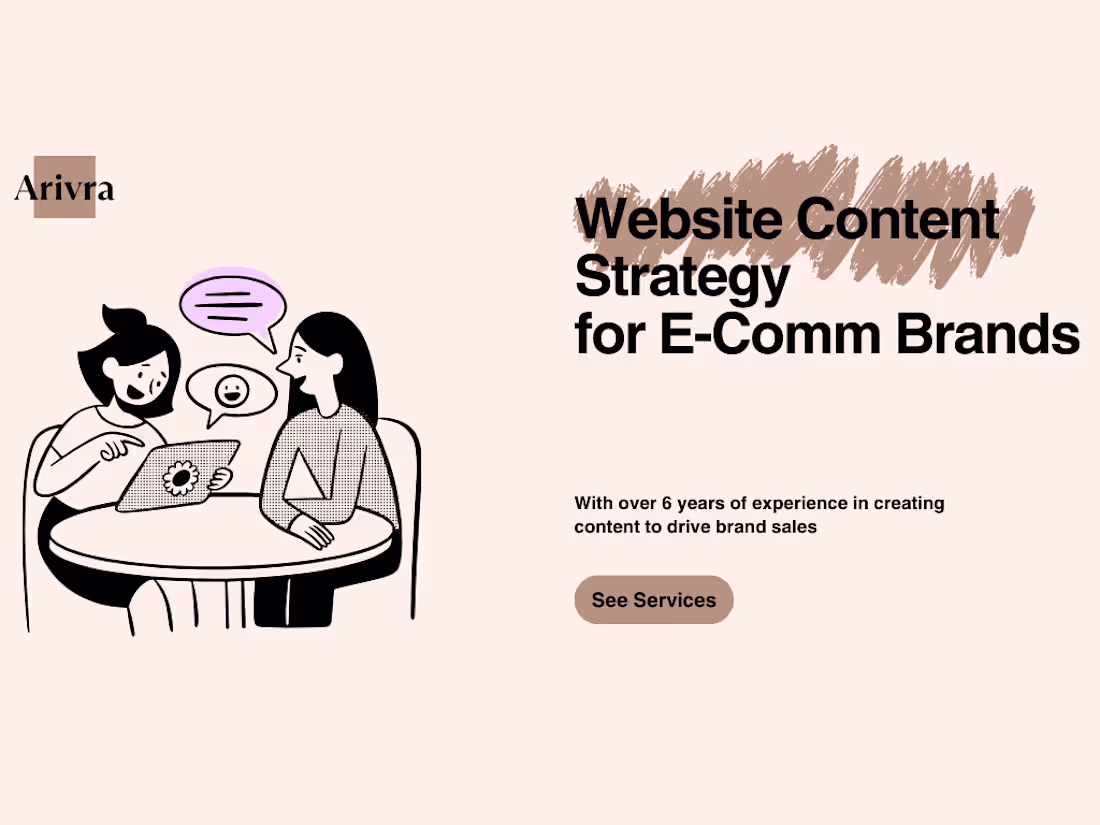 Cover image for Website Content Strategy for E-commerce Platforms
