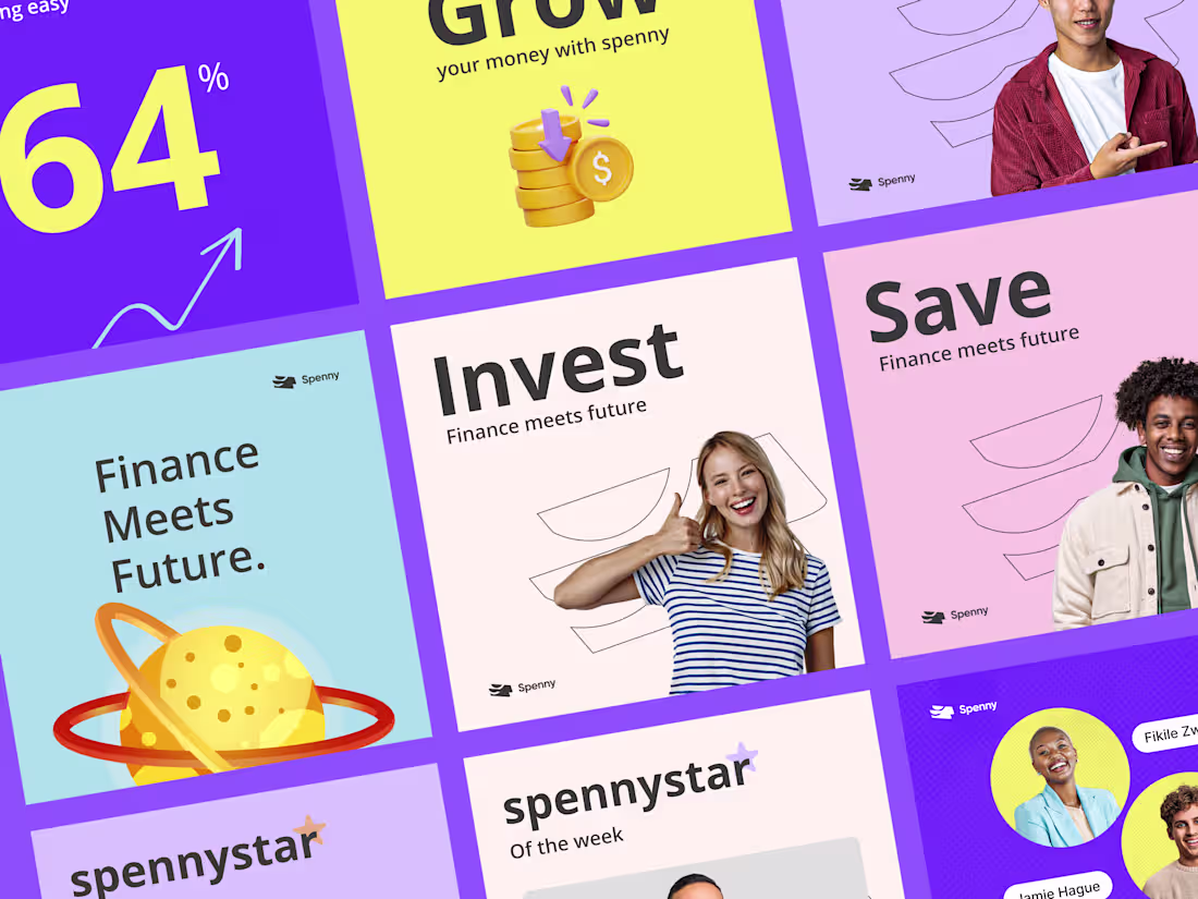 Cover image for Spenny - Fintech Brand Identity design