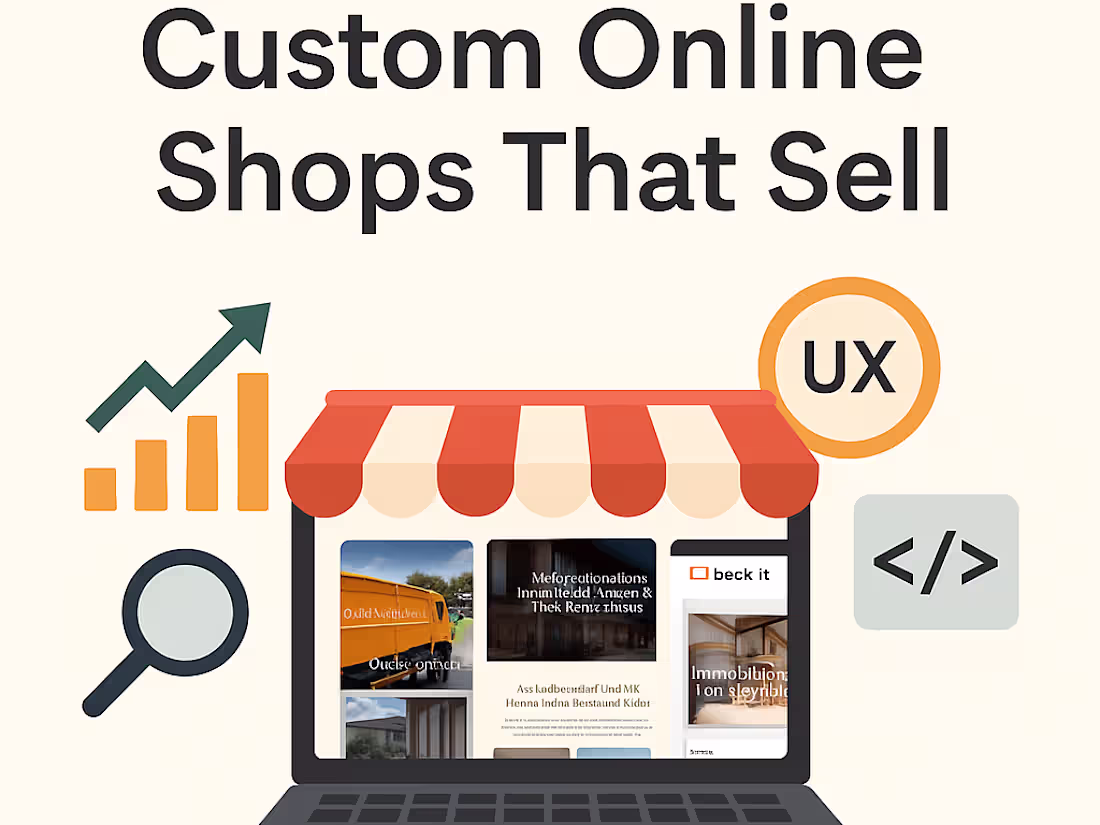 Cover image for Custom Online Shops That Sell – Fast, Secure, Scalable