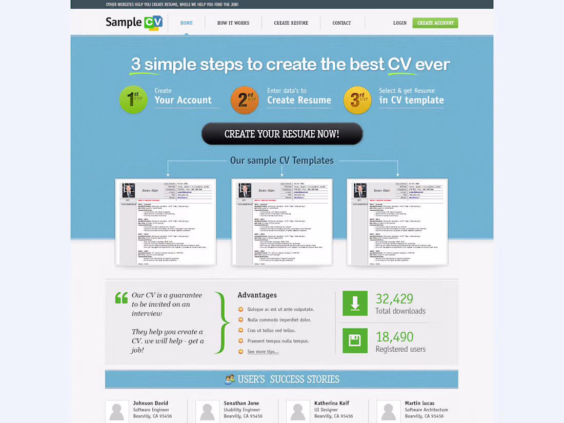 Cover image for SampleCV