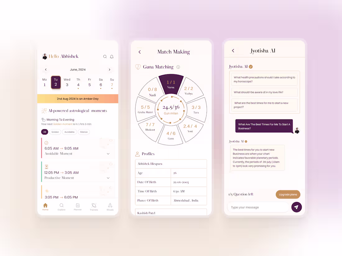 Cover image for Astrology app design