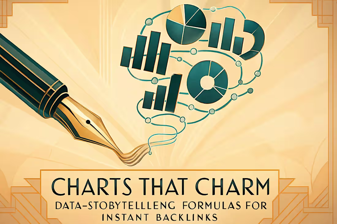Cover image for Charts That Charm: Data-Storytelling Formulas for Instant Backlinks