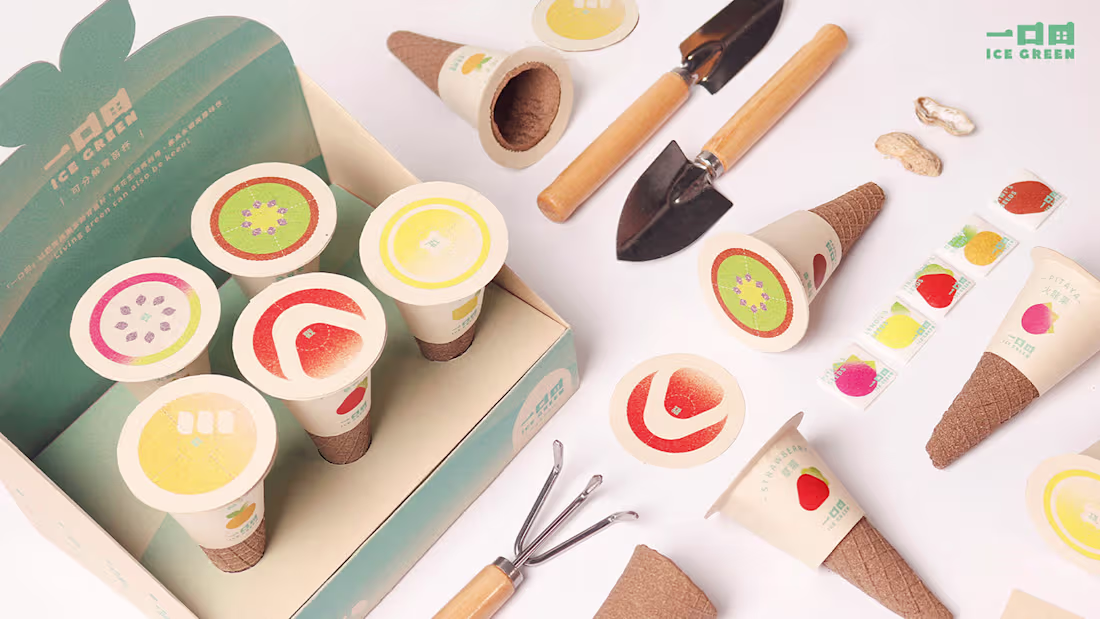 Cover image for Ice Green｜一口甜 :: Behance