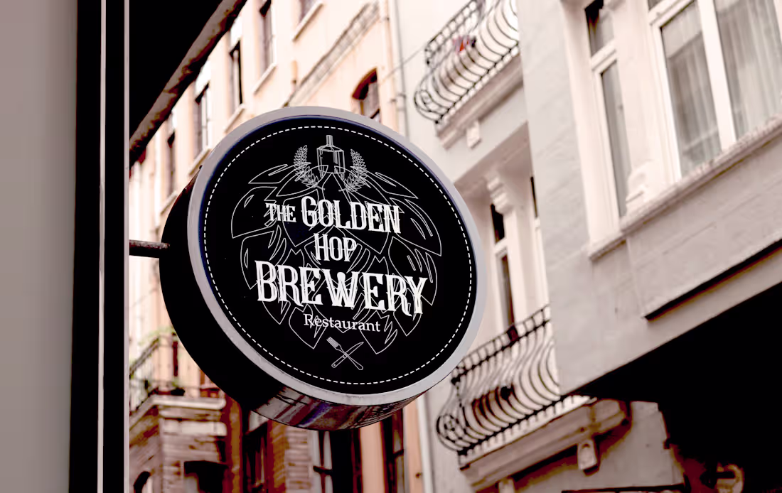 Cover image for Logo Design and Branding for Brewery The Golden Hop