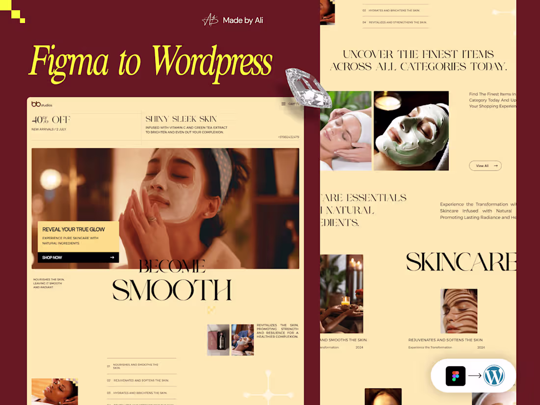 Cover image for Figma to WordPress Website Development