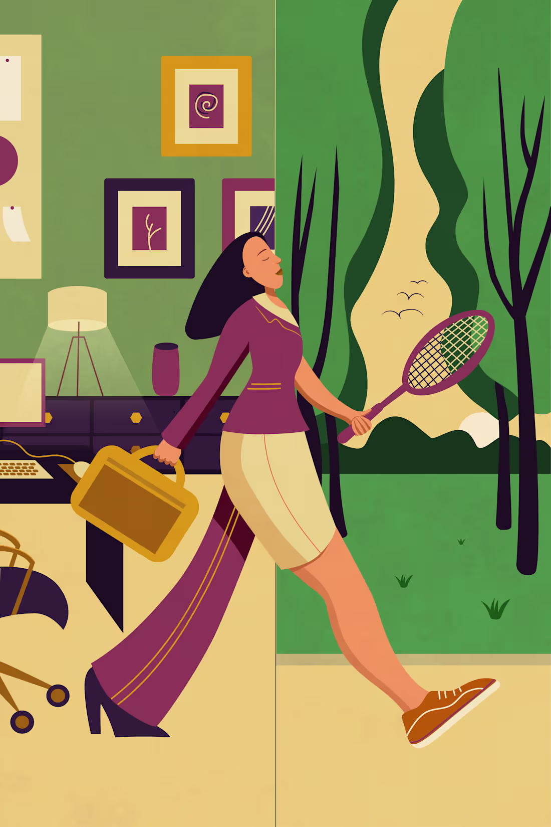 Cover image for  ILLU - Vector Illustrations about Healthy Work Environment 