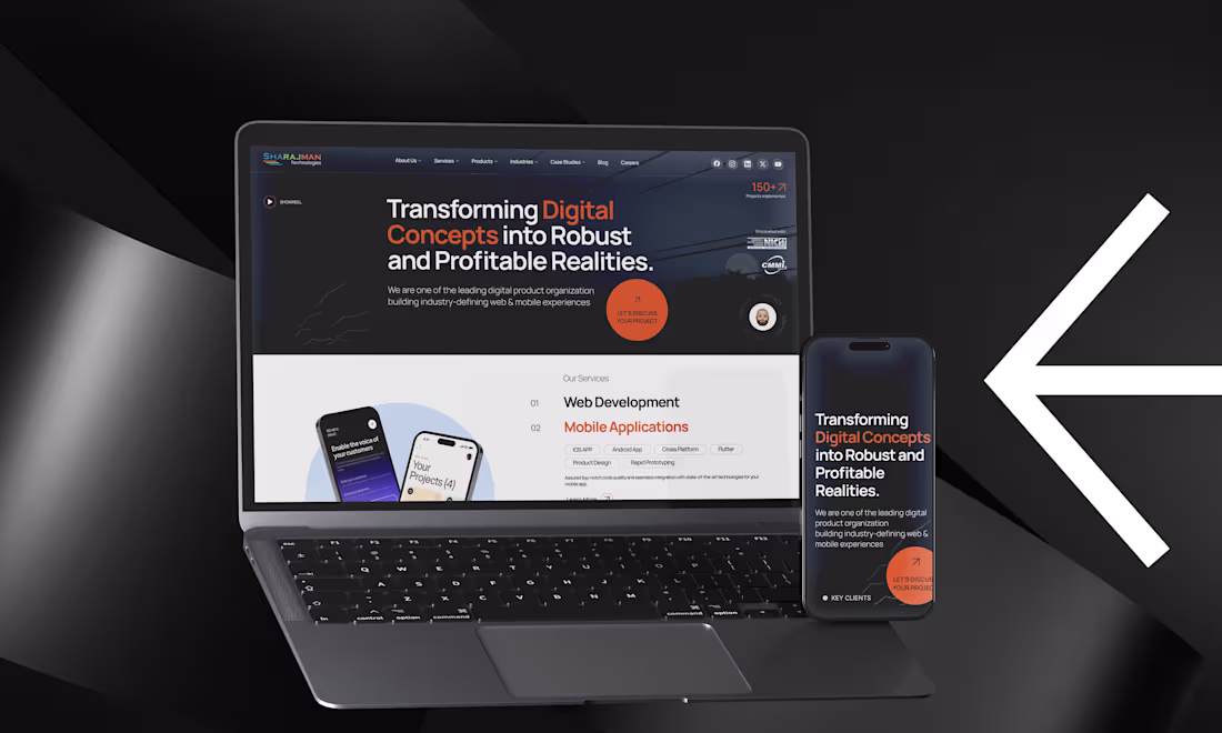 Cover image for Sharajman Technologies Website