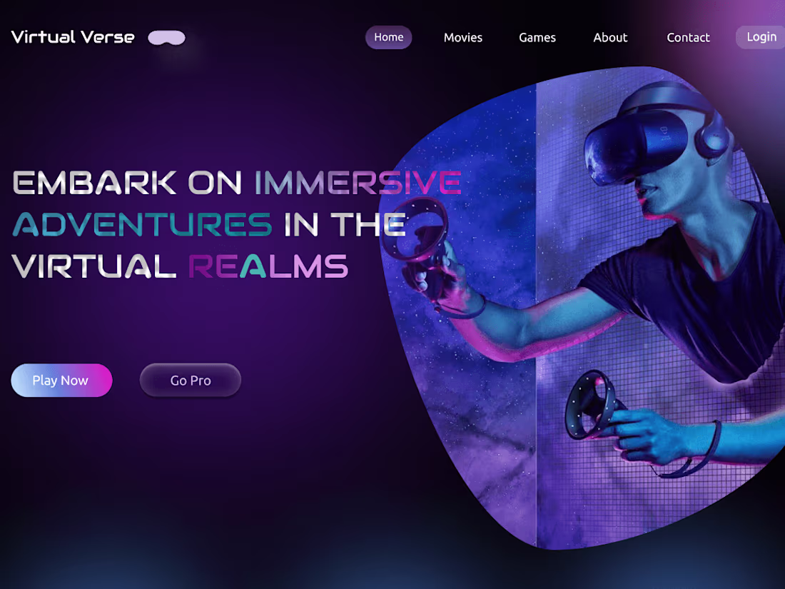 Cover image for Virtual Verse Website