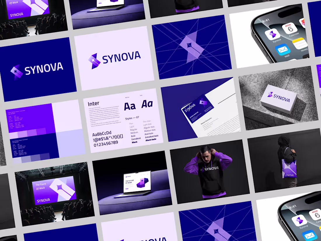 Cover image for SYNOVA Visual Identity Design