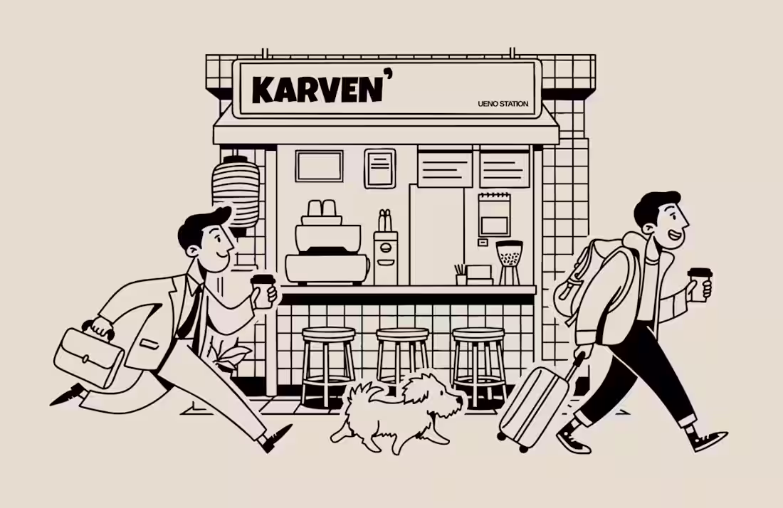 Cover image for Karven Coffee brand idenity design