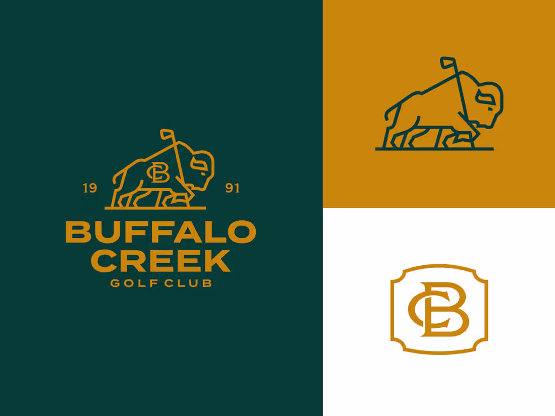 Cover image for Buffalo Creek Golf Club Logo Design