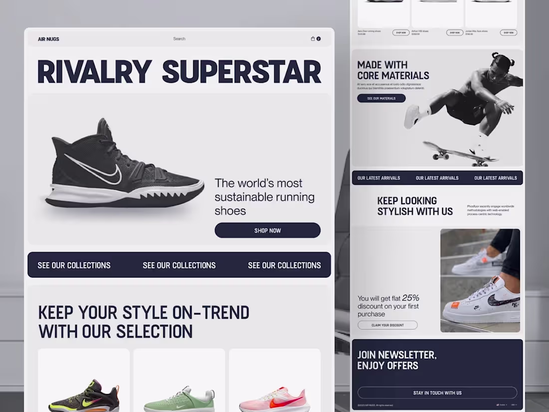 Cover image for Ecommerce Website Design Concept