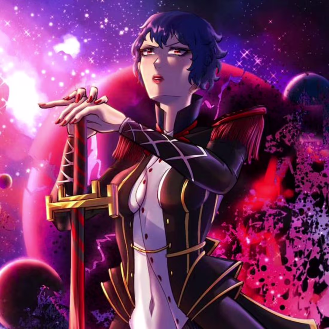 Cover image for asophia mills @ VGEN on Instagram: ”🗡️🌌 Vgen Commission for S…