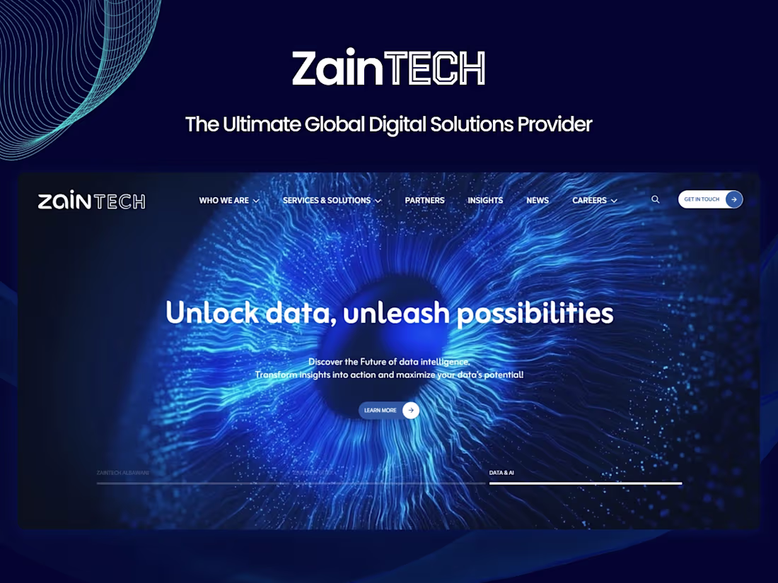 Cover image for ZainTech - Enterprise CMS-Driven Platform