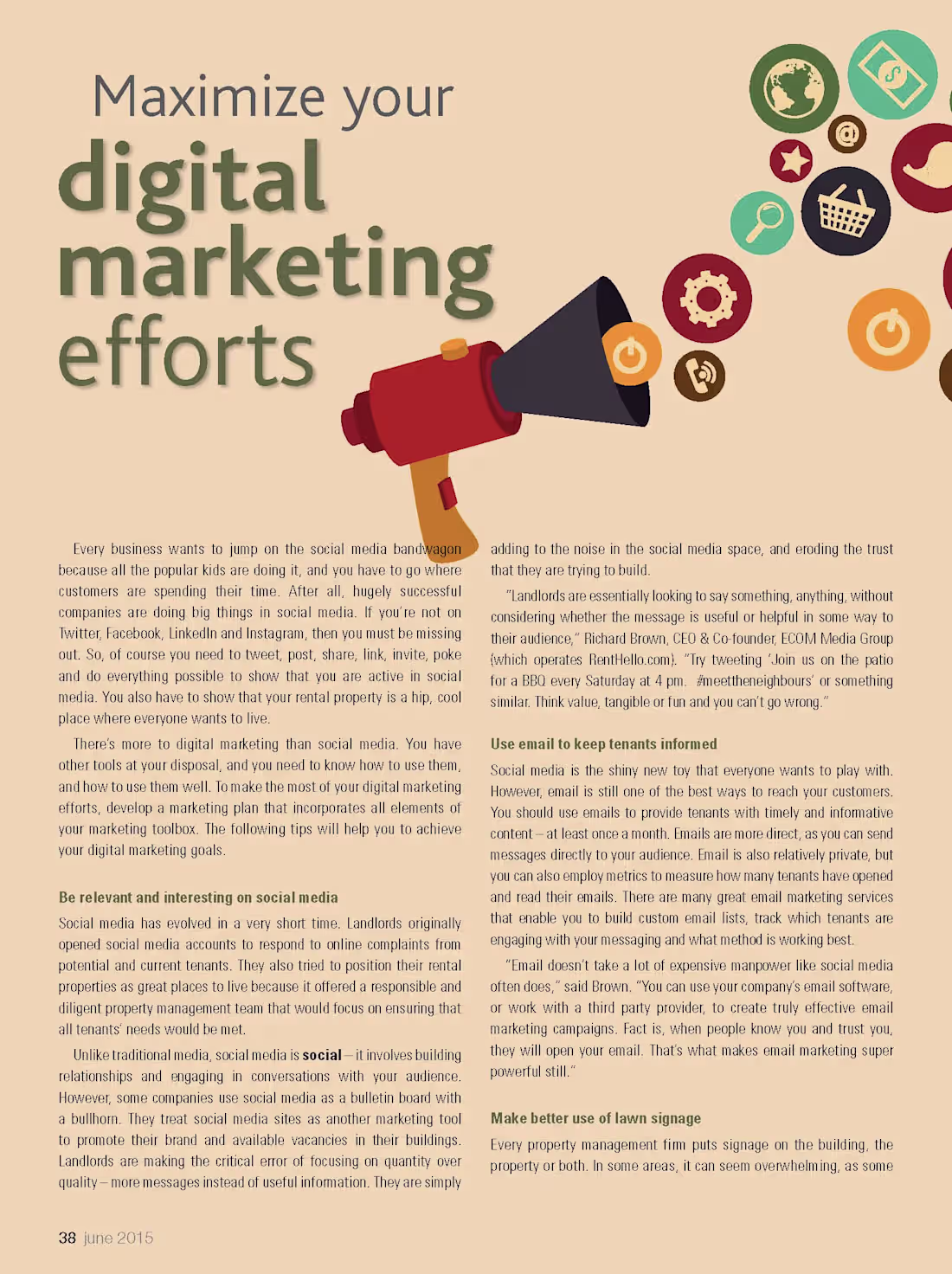 Cover image for Maximize your marketing efforts - article